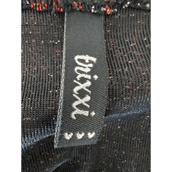 Vintage Y2K Metallic Ombré Shimmer Tank Top Women Large Whimsigoth Club Stretch - Picture 4 of 6